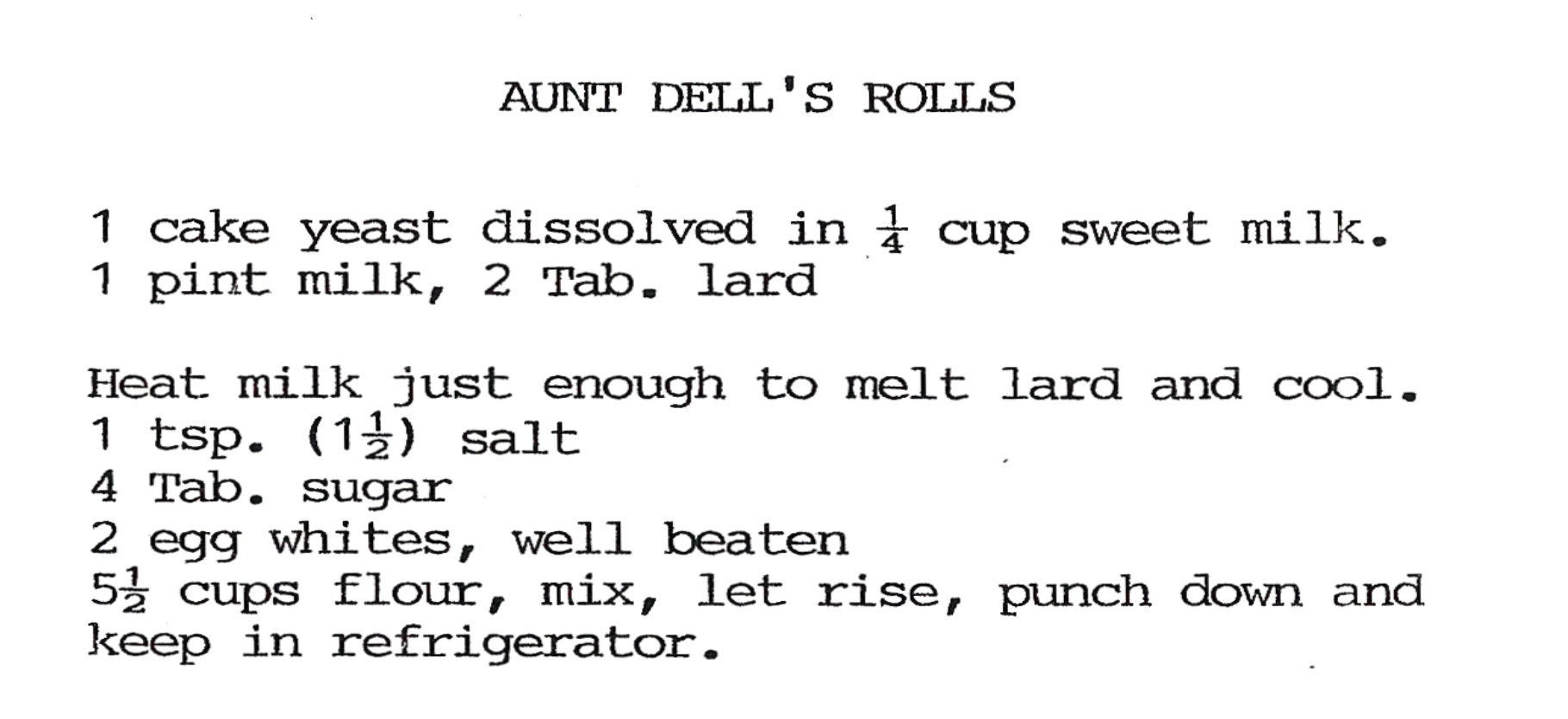 Aunt Dells Image